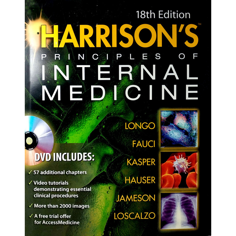 Harrison&#39;s Principles of Internal Medicine，18th Edition (2-volume set) Longo，Dan、 Fauci，Anthony、 Kasper，Dennis、 Hauser，Stephen、 Jameson，J.; Loscalzo，Joseph Harrison's Principles of Internal Medicine: Volumes 1 and 2